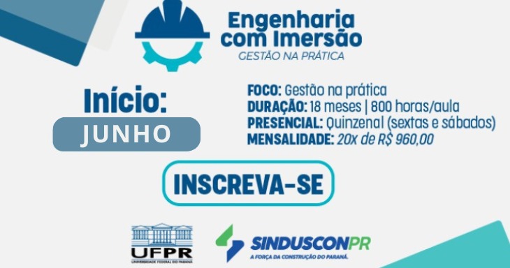SindusconPR e UFPR lançam Especialização focada em Gestão na Prática