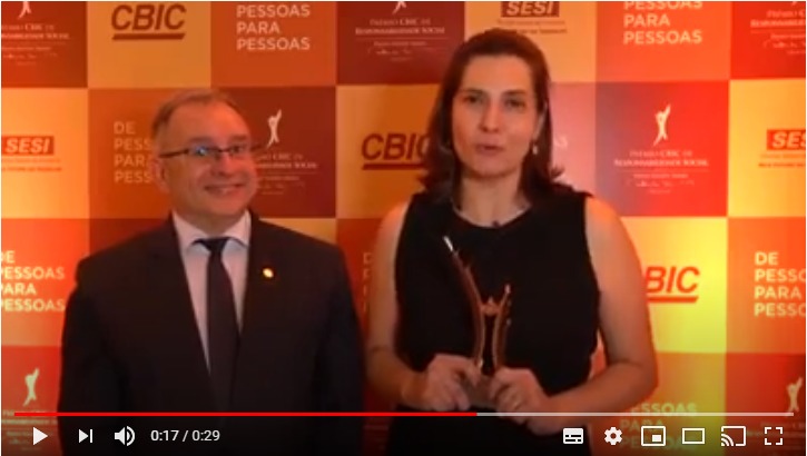 Seconci-PR ganha Prêmio CBIC de Responsabilidade Social